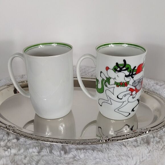 2 Fitz & Floyd Christmas Mugs - Picture 3 of 6